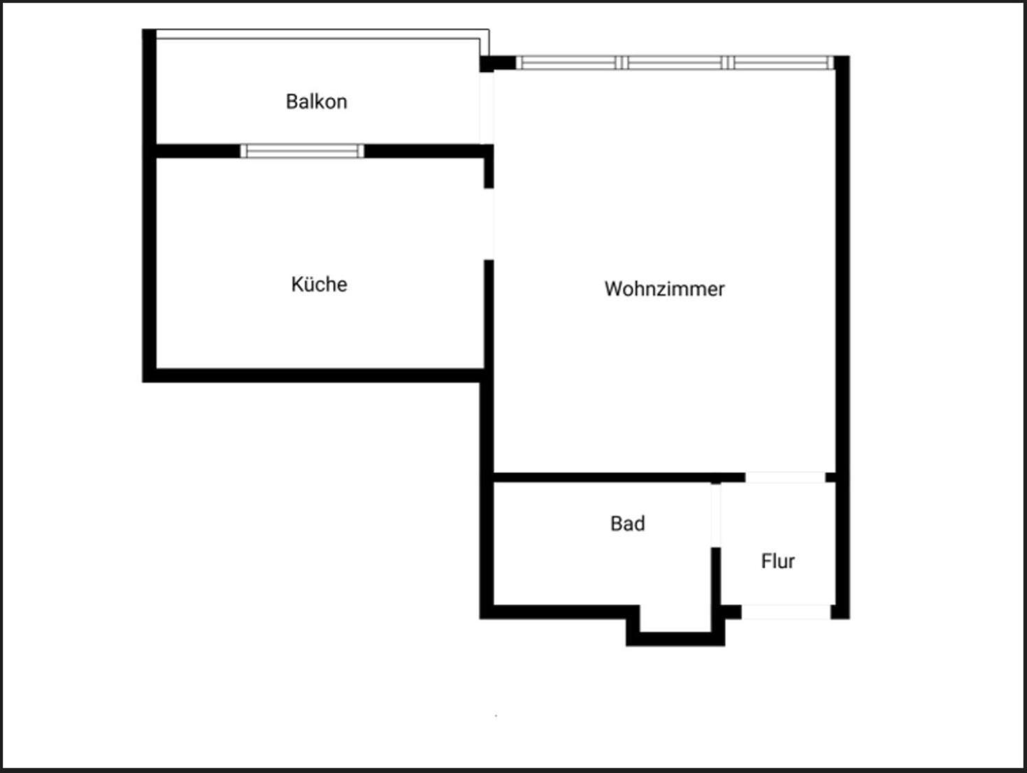 1 Zi. Wohnung, 34M², Parken, Messe Dus Duisburg Dış mekan fotoğraf